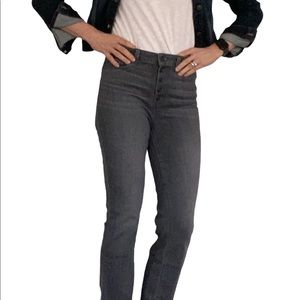 CINDY CROP EXPD BTN FLY-COOL GRAY DISTRESSED - Size 28